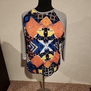 LuLaRoe Randy Jersey Top Women's 3XL NWT